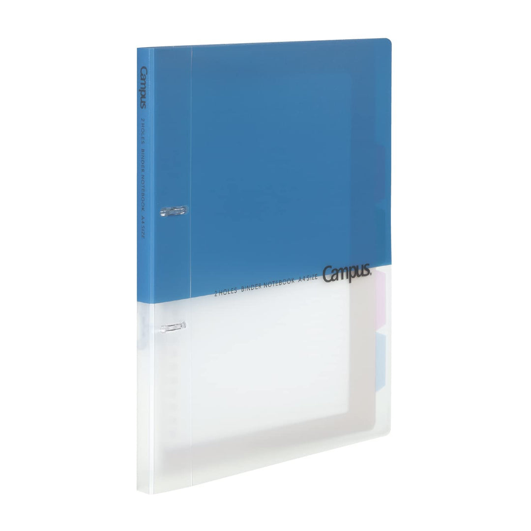 Kokuyo Campus Schnellhefter A4, 2 Löcher, bis zu 100 Blatt, blau, Japan Import (RU-PP158B) A blau, A