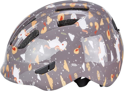ABUS Kinderhelm Smiley 3.0 - Fahrradhelm mit tiefer Passform, kindergerechten Designs & Platz für ei