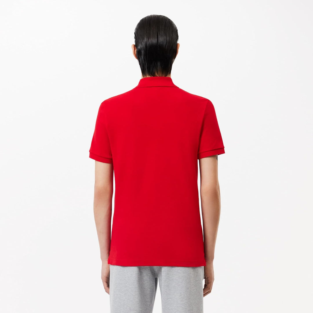 Lacoste Herren Polo-Shirt Kurzarm PH4012, Männer Polo-Hemd,2 Knopf,Slim Fit XS Rot (Rouge), XS Rot (