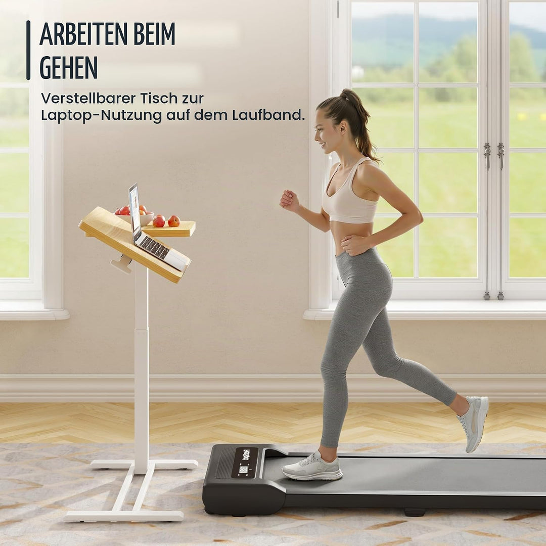 FLEXISPOT Beistelltisch - Flexibler Laptoptisch und Betttisch mit neigbarer Tischplatte, höhenverste