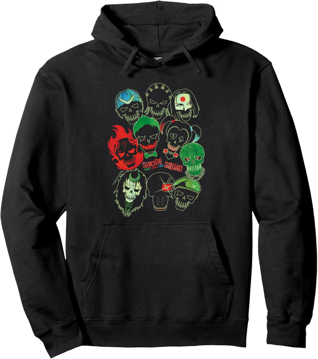 DC Comics Suicide Squad Band of Skulls Pullover Hoodie