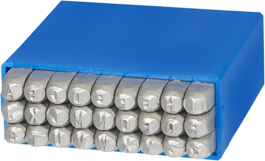 GRAVUREM-S Standard Schlagzahlen und -buchstaben 0-9 + A-Z,& (Kombination) / Schrifthöhe 1,5mm 1,5 m