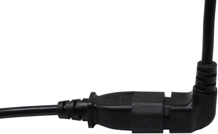 CERRXIAN 7.5In 20CM IEC 320 90 Grad C13 3 Pin Buchse an C14 3 Pin Stecker PDU Netzteil Verlängerungs