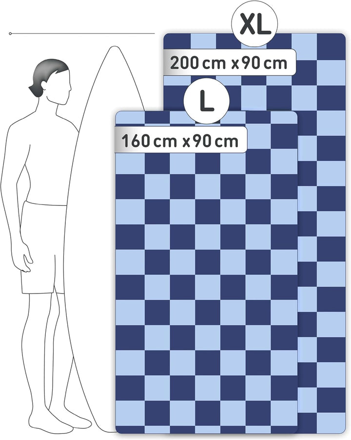 Fit-Flip Strandtuch XXL aus Mikrofaser - leicht und schnelltrocknend - 100% recyceltes Strandhandtuc