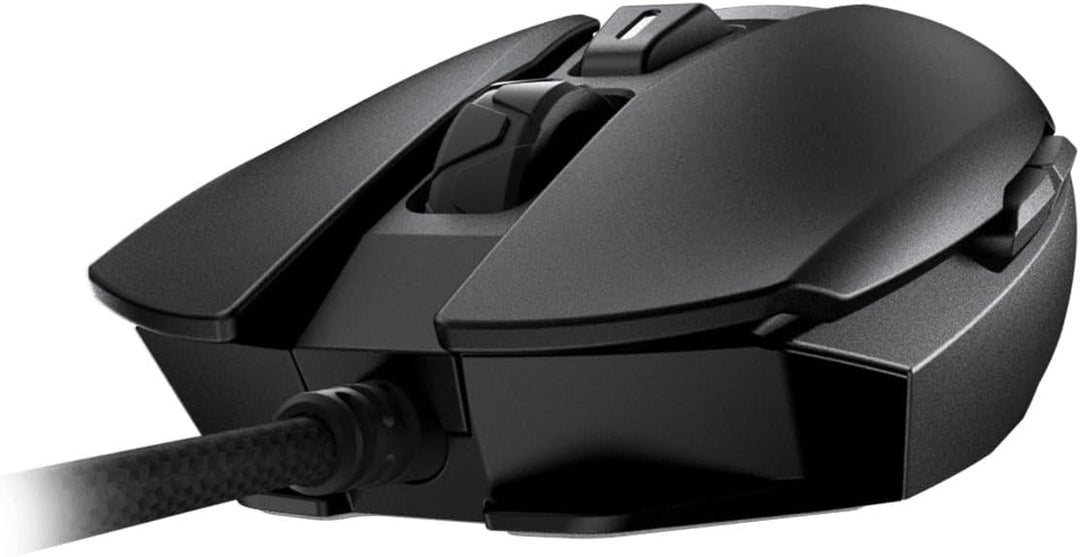 COUGAR Gaming | Gaming-Maus | Airblader schwarz – 6 programmierbare Tasten – Mechanische Mikroschalt
