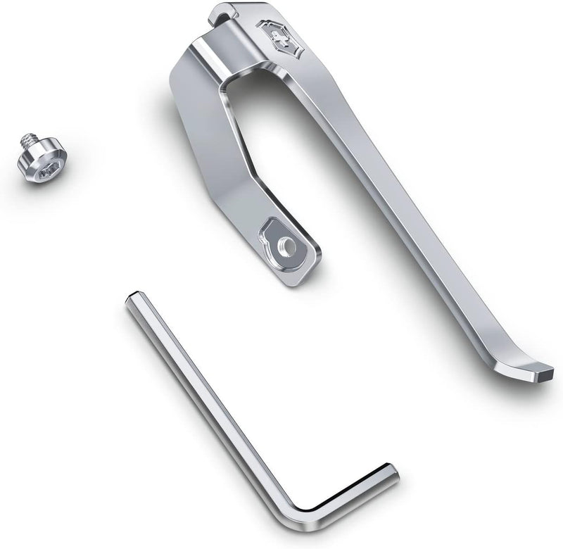 Victorinox Trage-Clip für Swiss Tool Spirit, Accessoire, Praktisch, Rostfreier Stahl, Silber