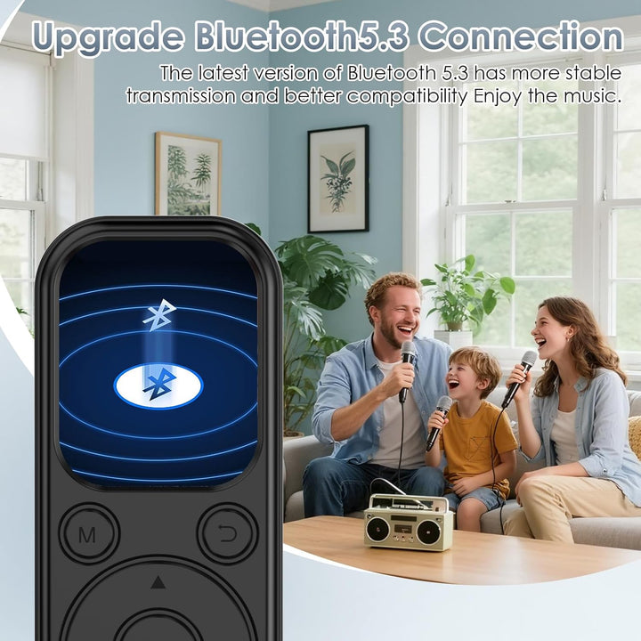 64 GB MP3-Player mit Bluetooth 5.3, tragbarer Musik-Player mit HiFi-Klangqualität und FM-Radio, 300