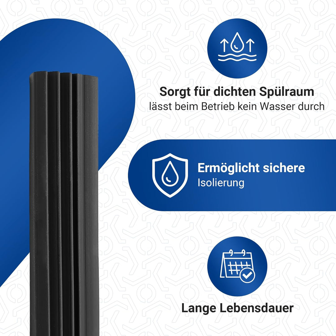 VIOKS Gummi Türdichtung Ersatz für Bosch Siеmens 488143 00488143 Dichtgummi Dichtung Spülmaschine Gu