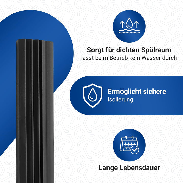 VIOKS Gummi Türdichtung Ersatz für Bosch Siеmens 488143 00488143 Dichtgummi Dichtung Spülmaschine Gu