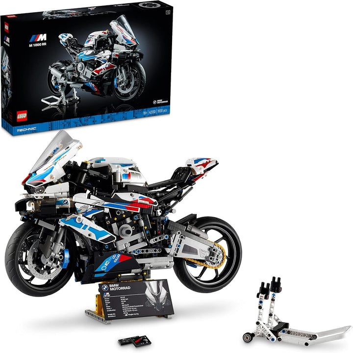 LEGO 42130 Technic BMW M 1000 RR Motorrad Modell für Erwachsene, Modellbausatz, Set als Geschenk zum