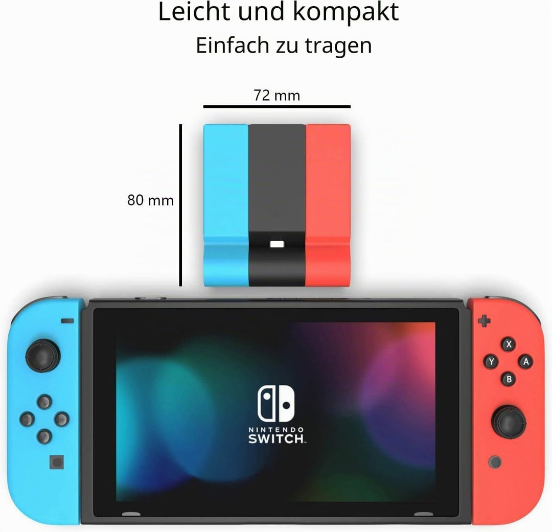 Switch TV Dock,Docking Station für Nintendo Switch/Switch OLED, Faltbare Typ C zu HDMI Adapter Switc