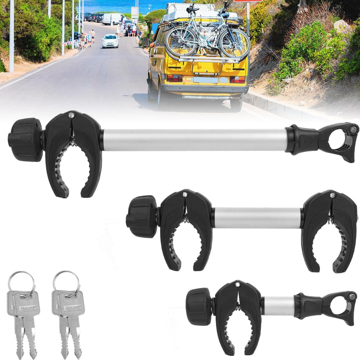 Rahmenhalter für Fahrradträger 3 Stück 25CM+32CM+45CM Länge, Universal Fahrradrahmenhalter Abschlies