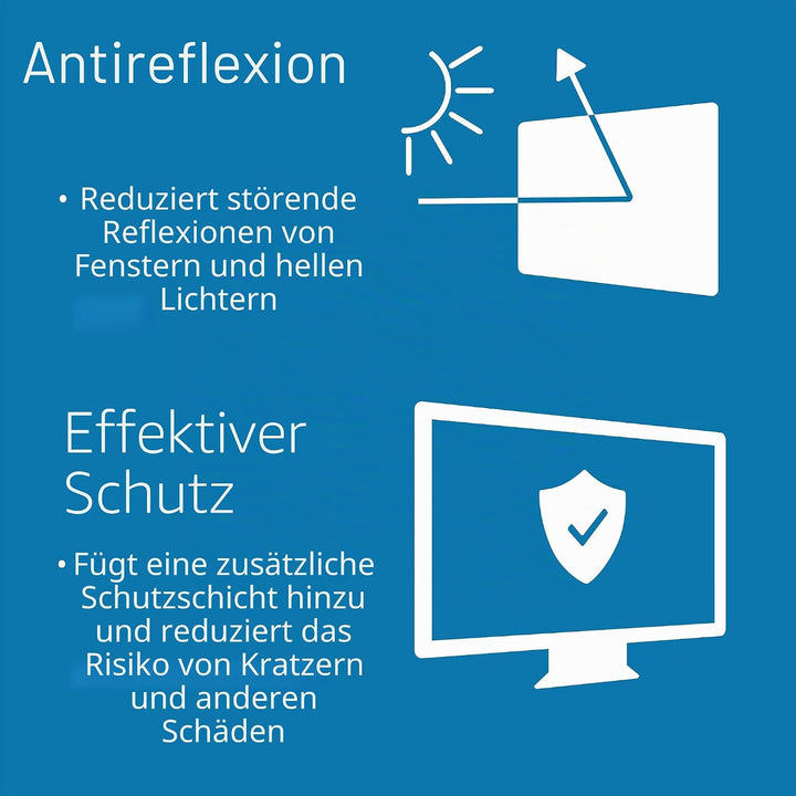 Kensington Monitor Blickschutzfilter, abnehmbare Schutzfolie für 23,8"-Monitore (16:9), Blendschutzb
