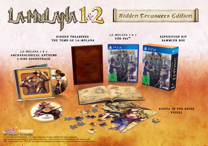 LA-MULANA 1 & 2: Hidden Treasures Edition [Playstation 4]