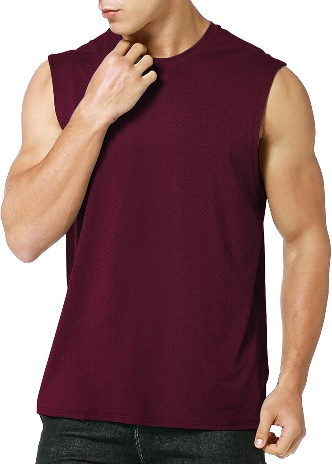 Tank Top Herren, Achselshirts Sport Ärmelloses Shirt Unterhemd Fitness Sleeveless Tshirt für Running