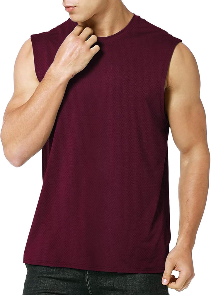 Tank Top Herren, Achselshirts Sport Ärmelloses Shirt Unterhemd Fitness Sleeveless Tshirt für Running