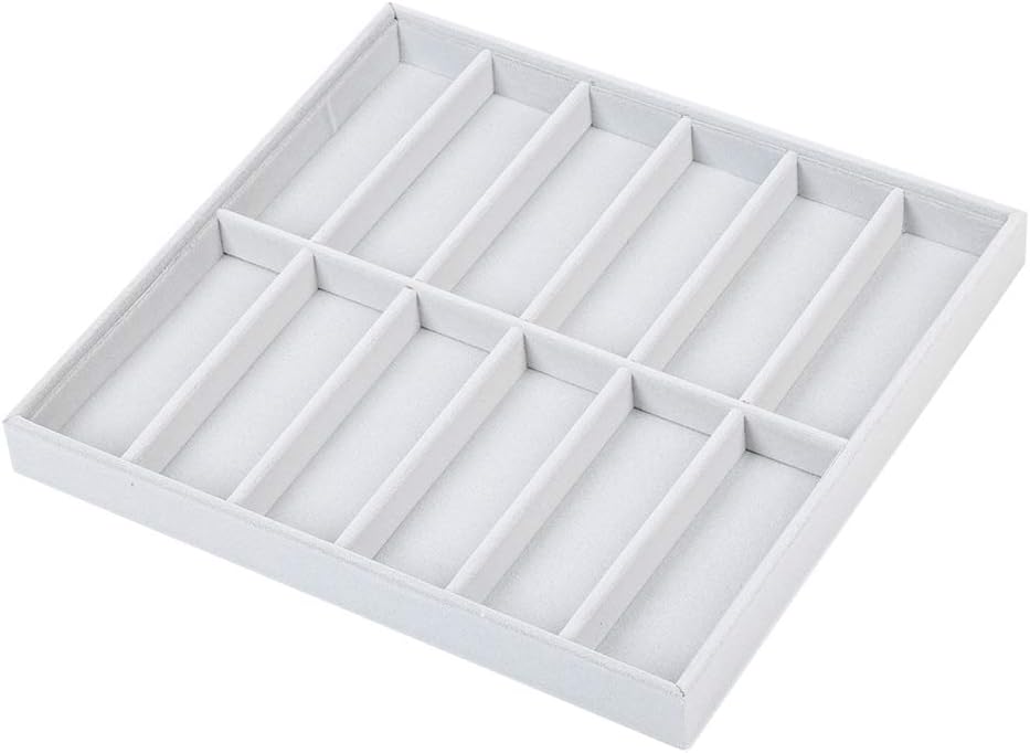 Sonnenbrillen-Aufbewahrungsbox, 12 Gitter Sonnenbrillen-Aufbewahrungsbox Brillenetui Organizer Schmu