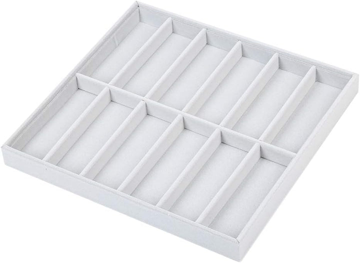 Sonnenbrillen-Aufbewahrungsbox, 12 Gitter Sonnenbrillen-Aufbewahrungsbox Brillenetui Organizer Schmu