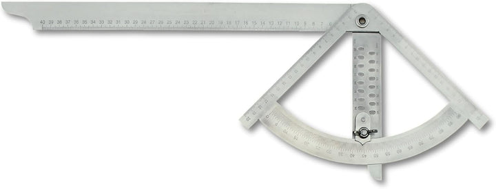 hedue® Alphawinkel Mikro - Kleiner Alpha Winkel für Zimmerer, Anreisswinkel & Präzisionswinkel in Ei
