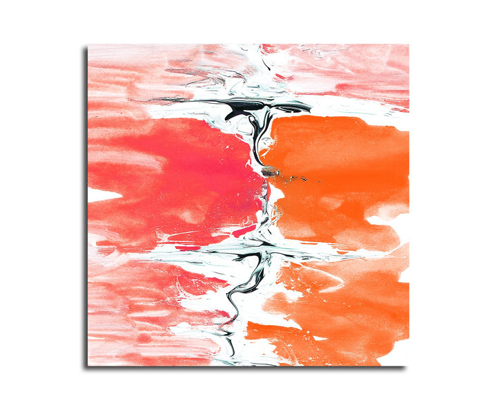Paul Sinus Art Modernes Wandbild Abstrakt003_60x60cm Abstrakte Kunst Kunstdruck auf Leinwand Zeitlos