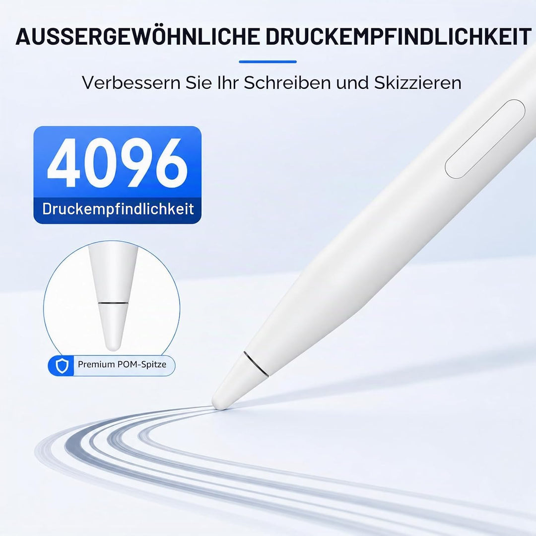 ANYQOO Eingabestift für Surface mit 4096 Druckstufen, Magnetischer Stift mit Handflächenerkennung, W