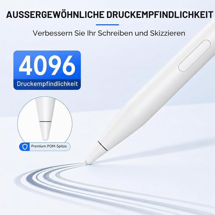ANYQOO Eingabestift für Surface mit 4096 Druckstufen, Magnetischer Stift mit Handflächenerkennung, W