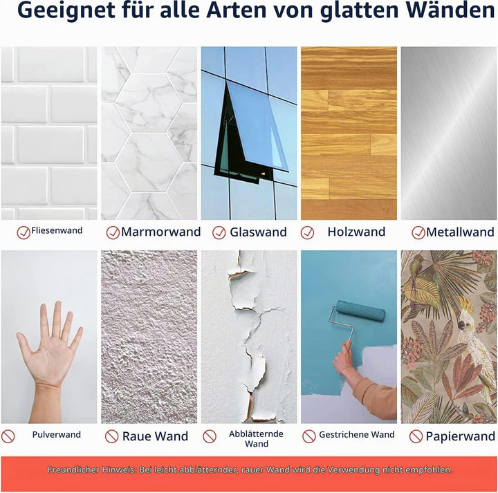 VAIIGO Magnetrahmen Info-Rahmen Selbstklebend mit Magnetverschluss für Informationsrahmen DIN A4 For