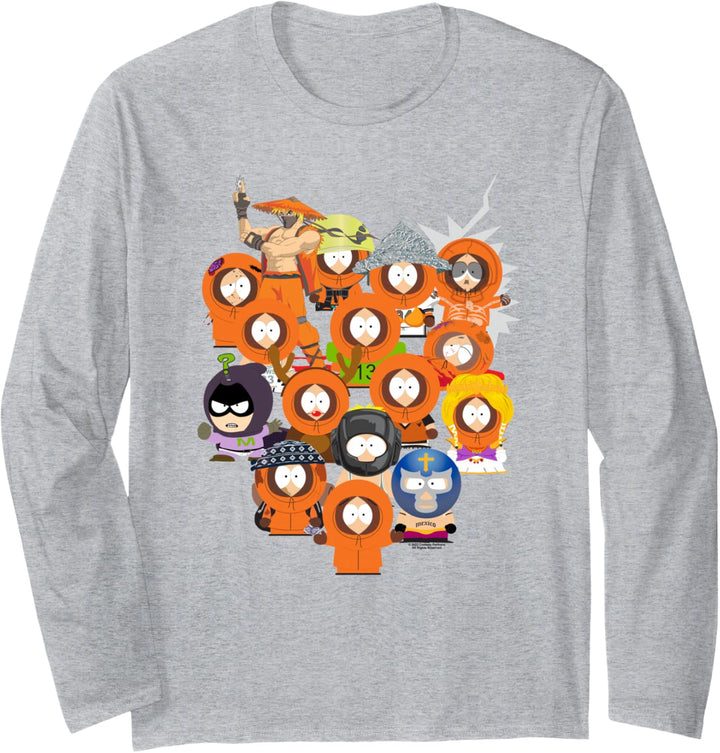 South Park Many Faces of Kenny Langarmshirt