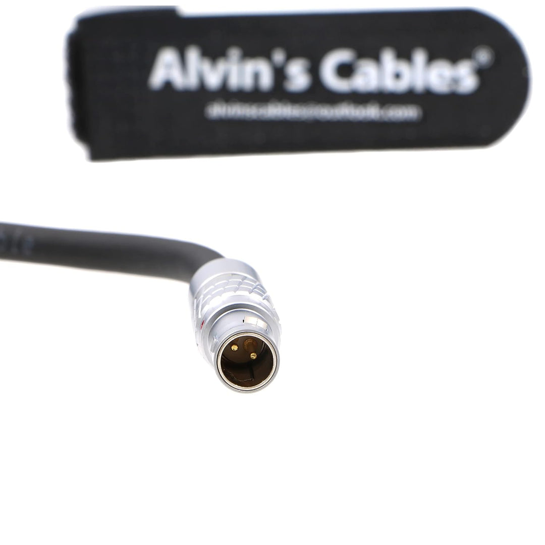 Alvin's Cables Z CAM E2 Flagship Stromkabel 2 Pin Stecker rechtwinklig DC von Nitze Plate, 2 Pin