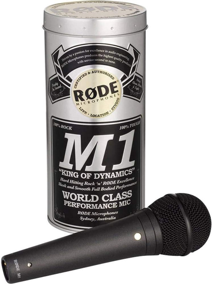 RØDE M1 Kardioid-Dynamikmikrofon für Live-Gesang und Musikproduktion M1 Single, M1 Single