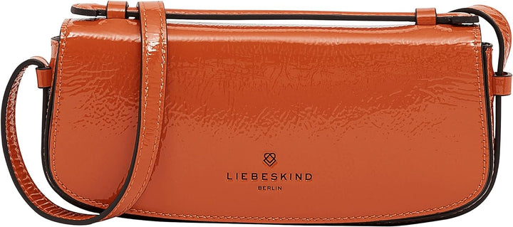 Liebeskind Damen Sadie Naplack Crossbody XS Dark Mandarine, Dark Mandarine