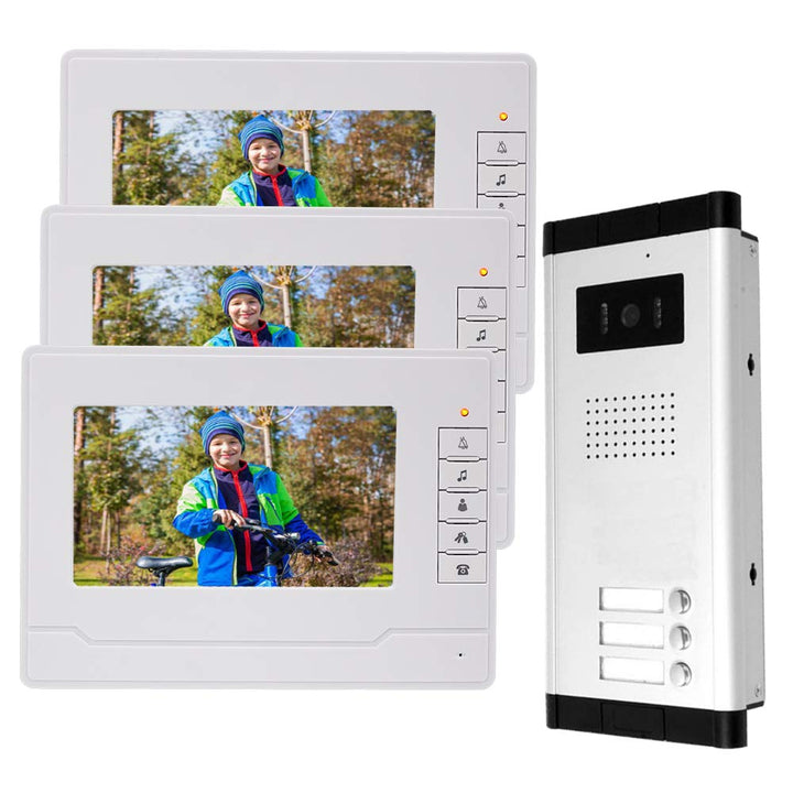 OBO Hands Zutrittskontrollkamera-Gegensprechanlage Verkabelt 7" Zoll-Monitor-Video-Tu¹rsprechanlage