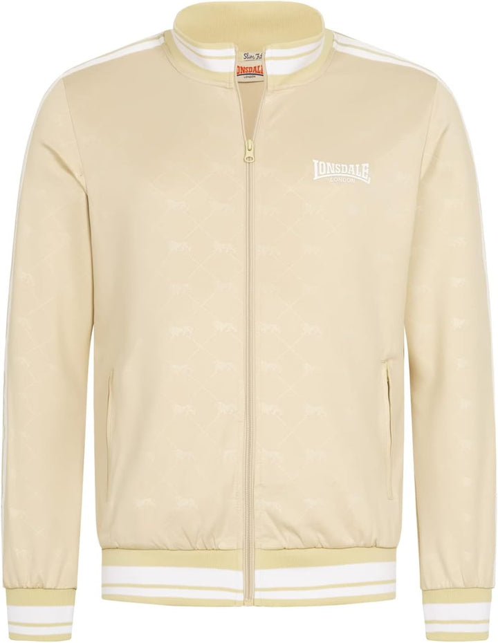 Lonsdale Herren Ashwell Trainingsanzüge L Sand/White, L Sand/White