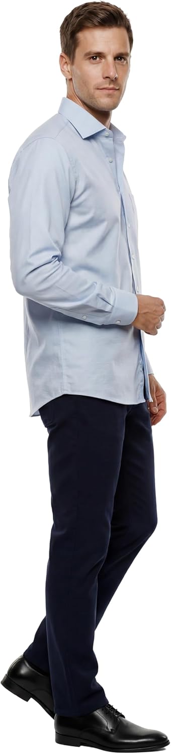 MARVELiS-Hemd MODERN-FIT (Slim-Fit) 4704-69-11 h.blau Extra langer Arm 39 hell-blau, 39 hell-blau
