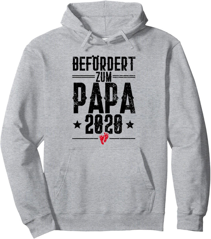 Befördert zum Papa 2020 Schwangerschaft Ankündigung Vater Pullover Hoodie