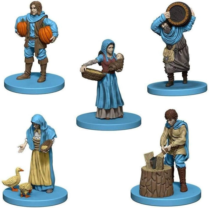 Mayfair Games Europe MFG72866 Agricola Game Expansion: Blue (5 Figures), Mehrfarbig