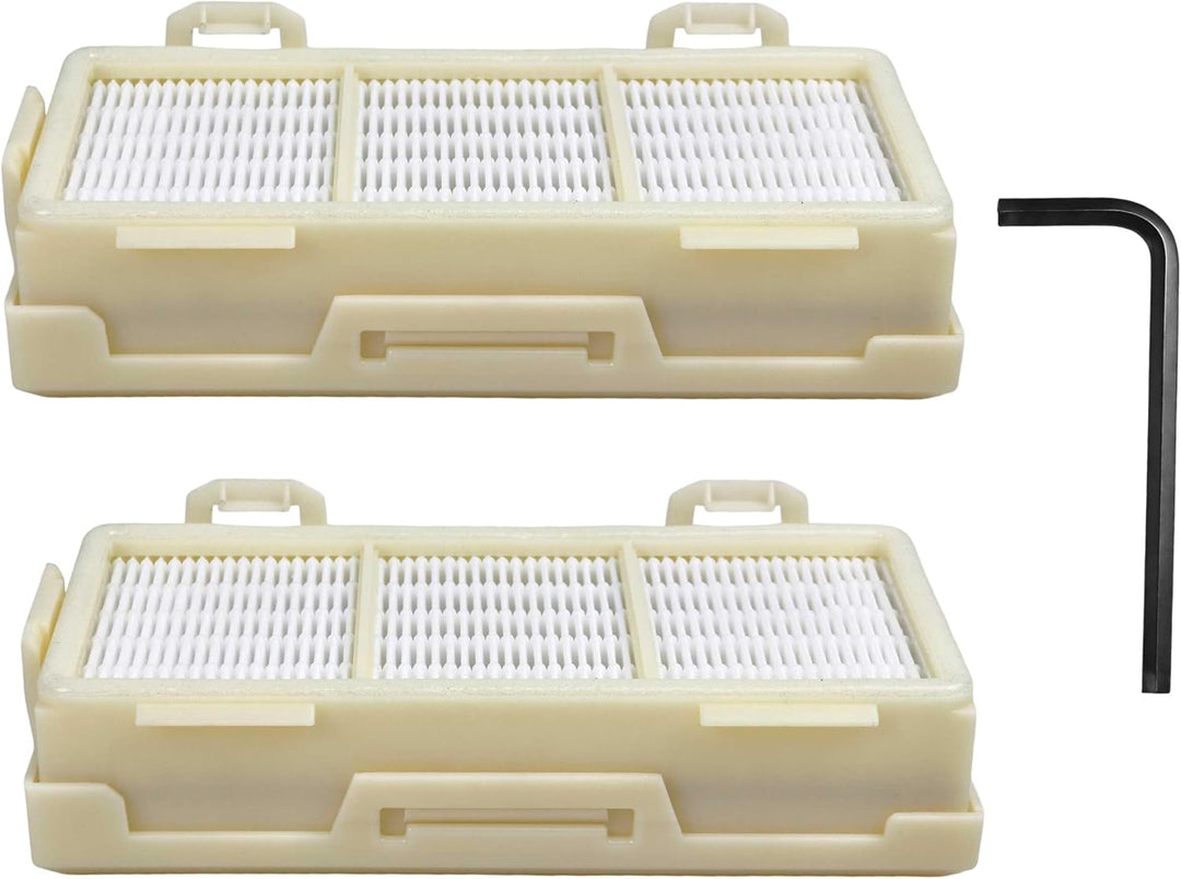 vhbw 4x HEPA Filter kompatibel mit Dyson Airblade V HU02 | AB12 Händetrockner - H13, Gelb