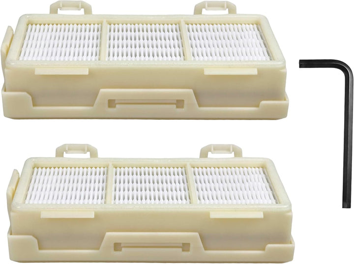 vhbw 4x HEPA Filter kompatibel mit Dyson Airblade V HU02 | AB12 Händetrockner - H13, Gelb