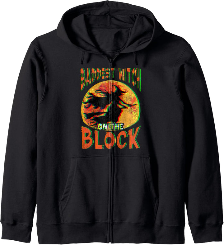 Erwachsene Halloween Hexe Kapuzenjacke