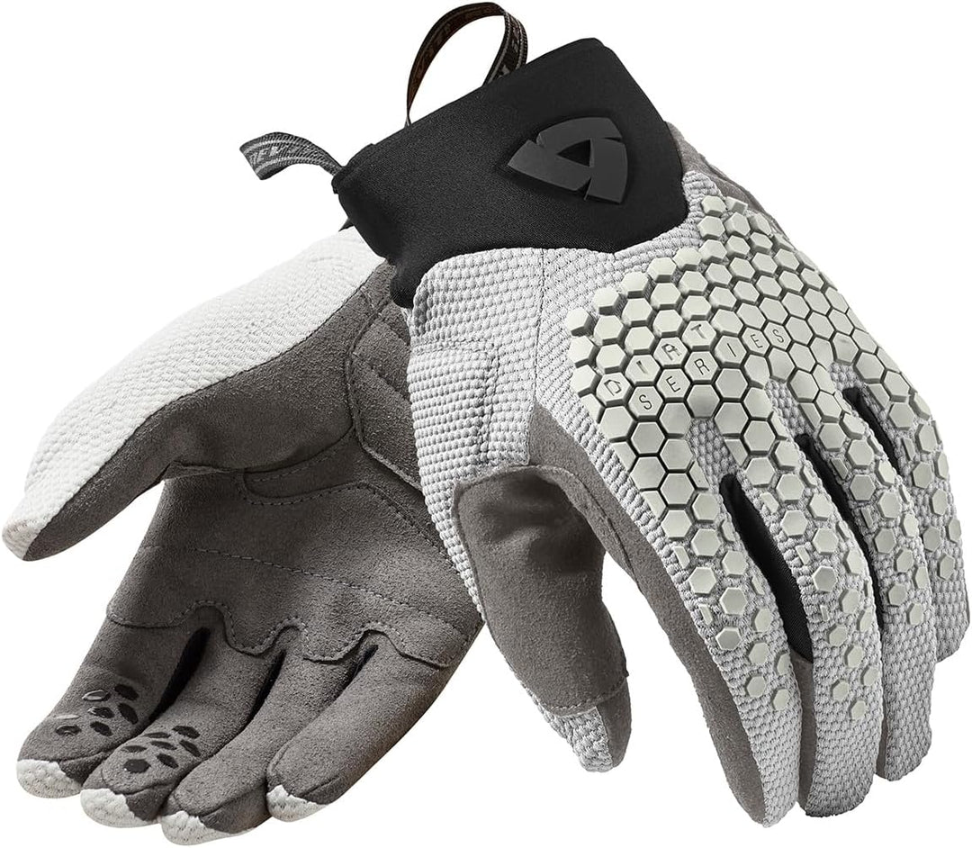 Revit Massif Motorradhandschuhe (Light Gray,M)