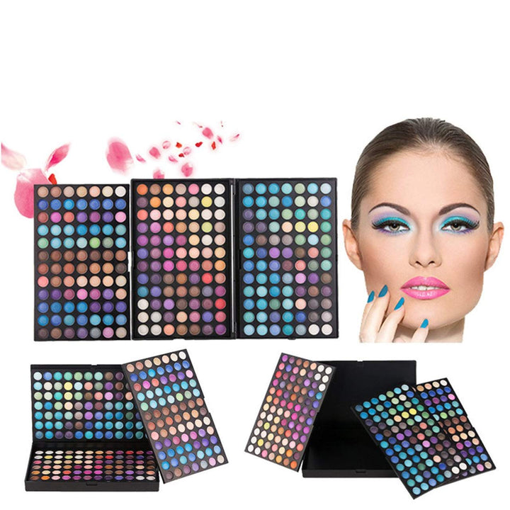 FantasyDay Profi 252 Farben Hochpigmentierte Warme Natürliche Matt Schminke Lidschatten Palette Make