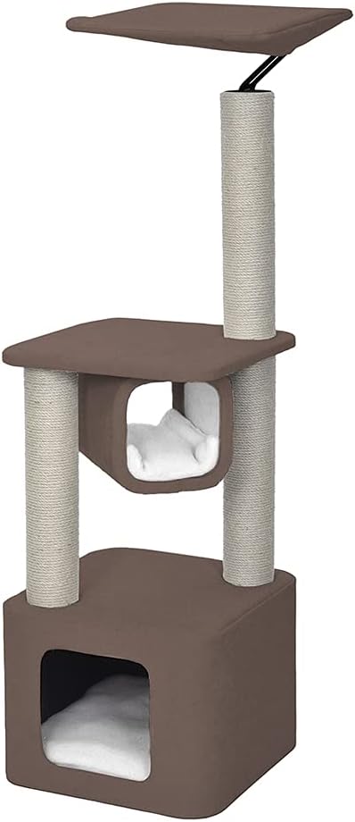 Ebi, Okinawa Kratzbaum 37 x 37 x 121 cm, Braun, Katze, Braun
