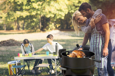 Onlyfire Drehspiess mit Motor für Weber Kugelgrill (47 cm) und andere Modelle, Rotisserie, Grillspie