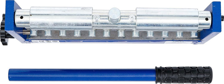 BGS 74245 | Mini-Blechbiegebank | 300 mm | Biegemaschine | Biegewinkel max. 90° | Rundbiege-Gerät/Ma