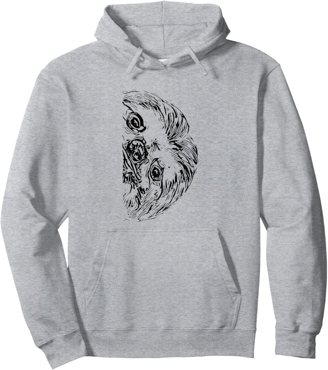 Faultier Motiv Pullover Hoodie