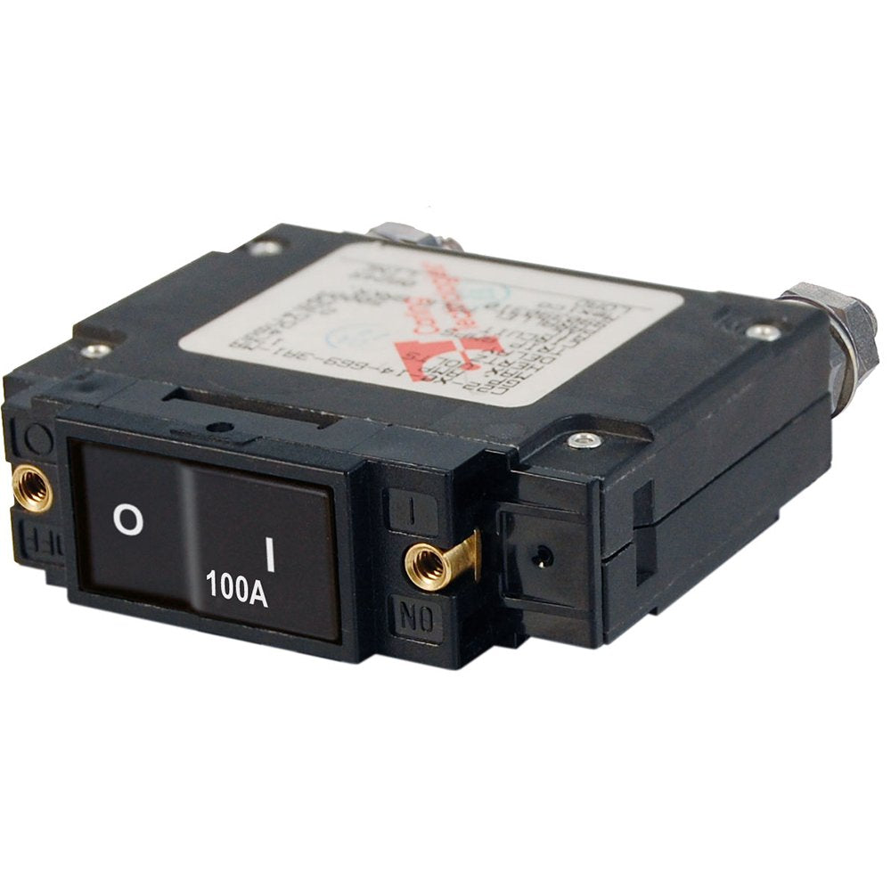 Blue Sea Systems Blue Sea 7549 C-Series Flat Rocker Circuit Breaker - Single Pole - 100A 100 A, 100