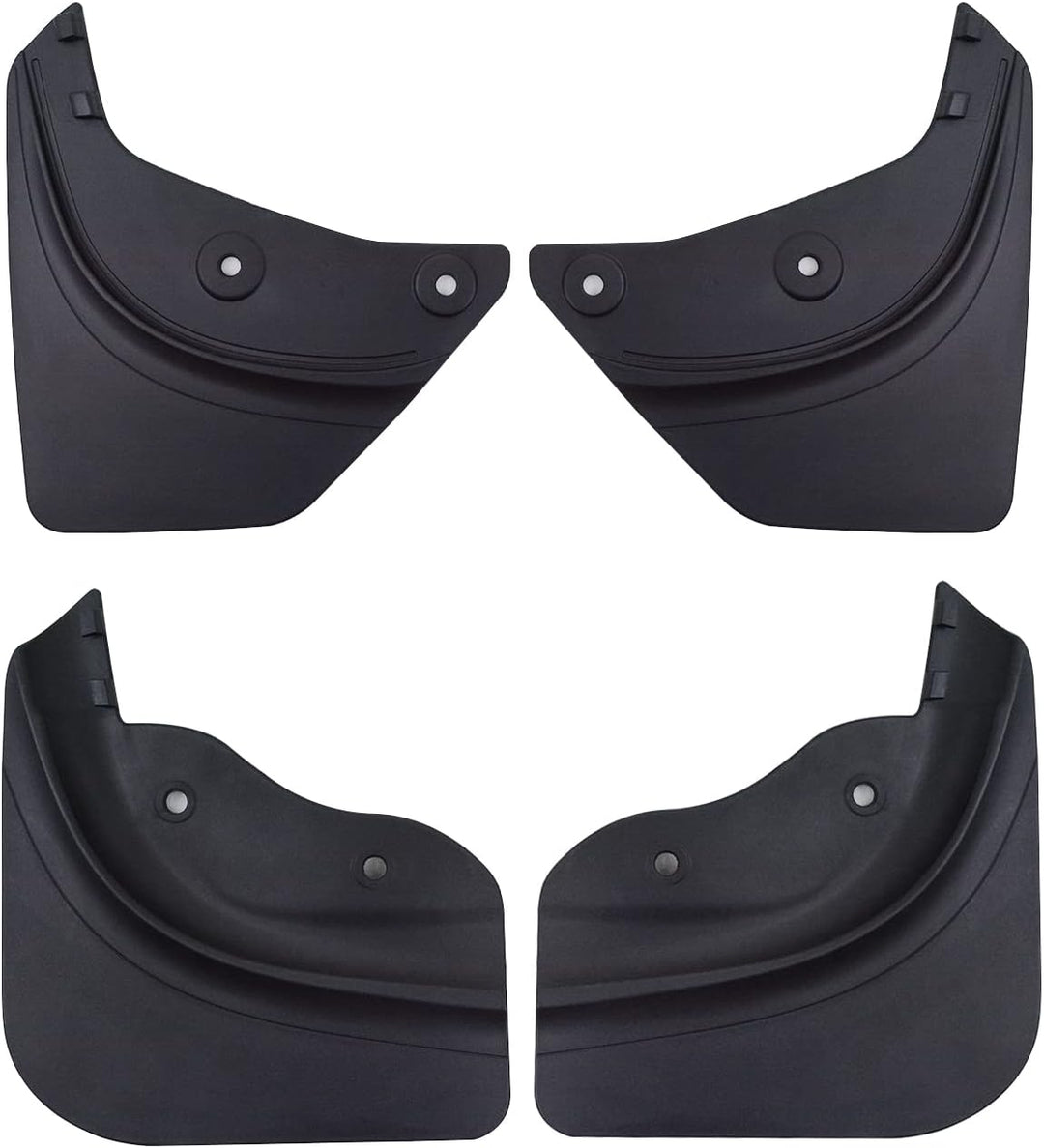 KKTR-CAR Tesla Model Y Spritzschutz, Auto-Spritzschutz, Kotflügel vorne hinten mit Schrauben, kein B