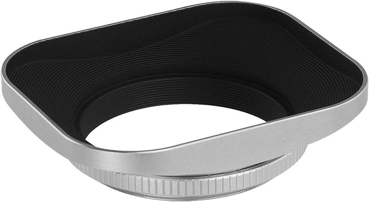 Haoge LH-S46T 46mm Metall Rechteckig Einschrauben Sonnenblende Gegenlichtblende mit Kappe für 46mm C