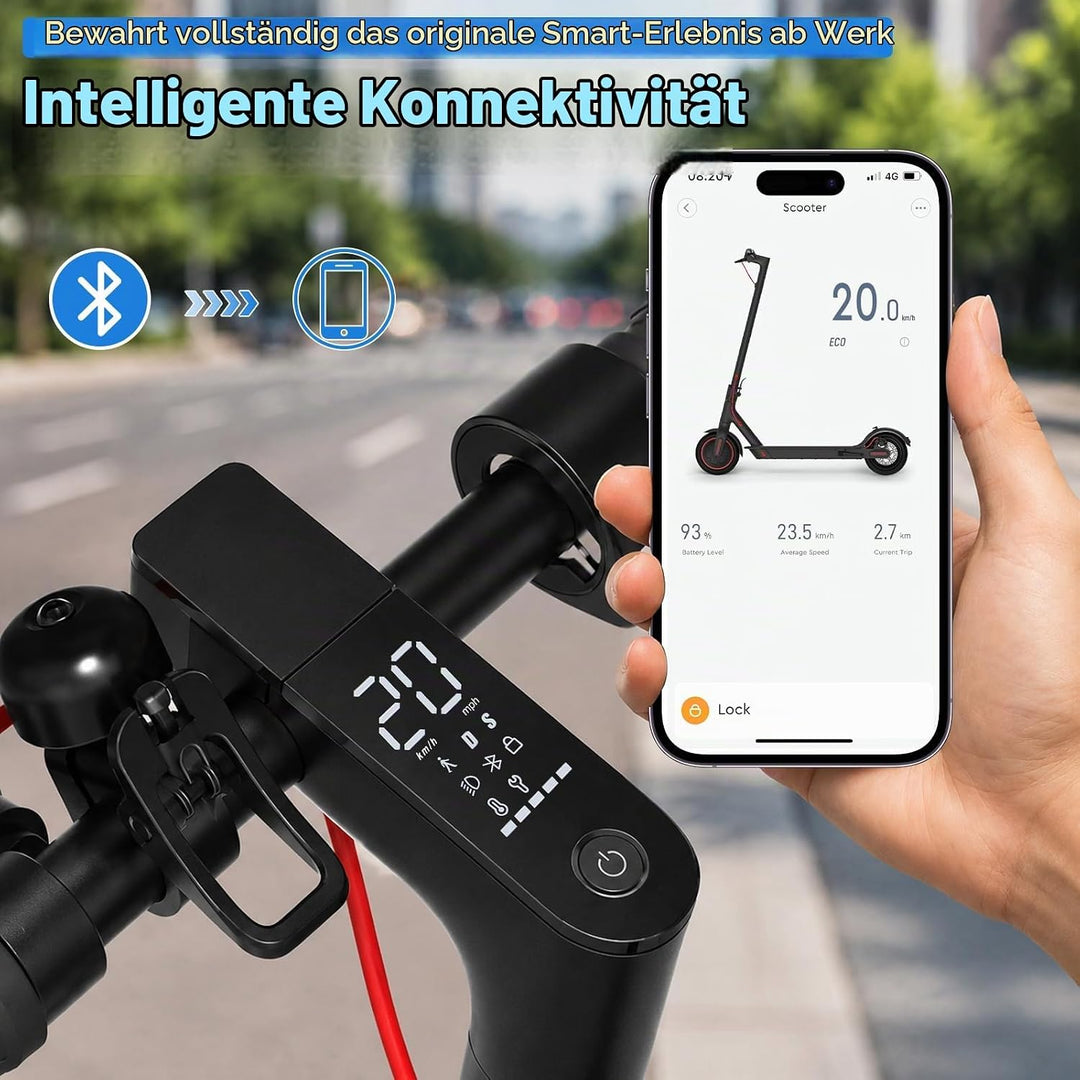 efuturetime E-Scooter Dashboard LED‑Display Nur für Xiaomi M365 1S Pro Pro2