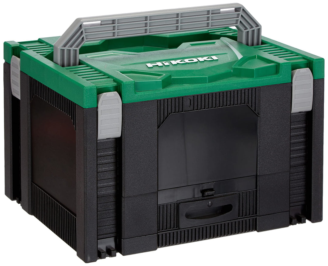 HIKOKI 40030037 Hit System Case mit 100tlg. Zubehör, Grün